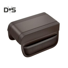 (donkerbruin) Universele auto-armsteunkussen, geheugenkatoenen armsteunboxmat, waterdichte auto-middenconsole-hoes,