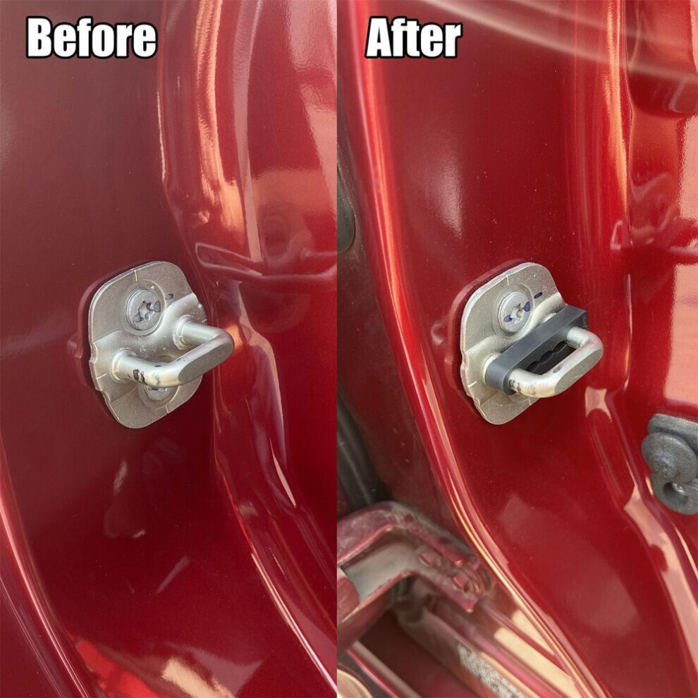 Amortisseur de serrure de porte pour Renault Kadjar Insonorisation Isolation Silencieuse Sourd grincement Joint d'étanchéité Antidérapant