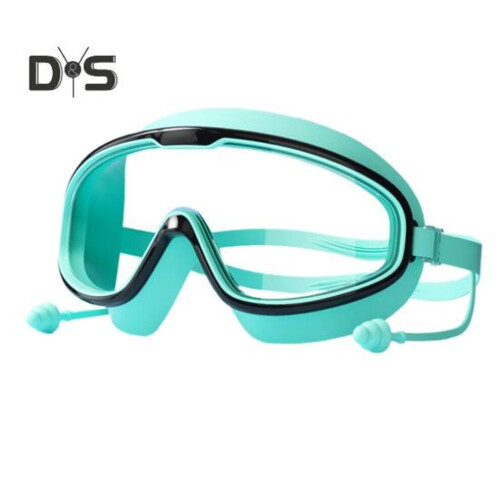 équipement Natation Junior Lunettes Natation Enfants JATEKA - 4-12 Ans - Anti-UV Anti-buée - Vert D'eau - Confortables Masque Anti-buée Junior