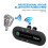 (rosso) Multipoint Speakerphone 4.1+edr Kit vivavoce Bluetooth wireless per auto Lettore musicale Mp3 3