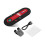 (rosso) Multipoint Speakerphone 4.1+edr Kit vivavoce Bluetooth wireless per auto Lettore musicale Mp3 1