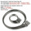 10pack Cv Boot Clips Kit Stainless Steel Axle Cv Joint Crimp Clamp Universal 1