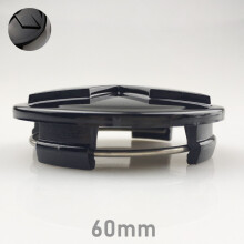 (60mm noir) 4pcs/lot 60mm enjoliveurs de moyeu de roue de voiture enjoliveurs de jante de voiture protecteurs