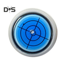 (Blau) 1/5 Stück Golfballmarker, Hutclip, runder Kappenclip, Markierung mit Wasserwaagenfunktion, Wasserwaagenkopf,