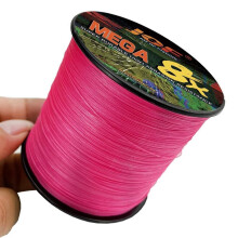 (roze, 39 lb) 100 m 8-strengs spindraad voor reizen, surfen, zeevissen, multifilament, superduurzame