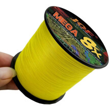 (geel, 39 lb) 100 m 8-strengs spindraad voor reizen, surfen, zeevissen, multifilament, superduurzame
