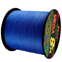 (blauw, 39 lb) 100 m 8-strengs spindraad voor reizen, surfen, zeevissen, multifilament, superduurzaam,
