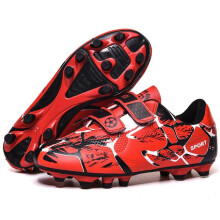 (rot, 29) Kinder Fußballschuhe Jugend Nägel Solide Doppel Magic Stick Fußballschuhe Training Kinder