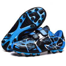 (Himmelblau, 30) Kinder Fußballschuhe Jugend Nägel Solide Doppel Magic Stick Fußballschuhe Training