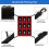 Adjustable Baseball Softball Pitching Target 9 Hole Numbered Strike Zone Target For Baseball Net Throwing Hitting Accuracy Training 3