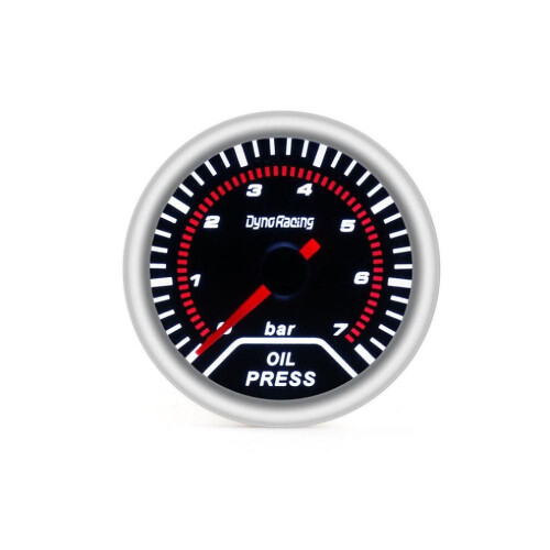 Dynoracing Oliedrukmeter 2" 52mm Oliedrukmeter met sensor 0-7 bar autometer 1