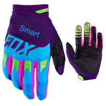 (Mpurple---Blue--Word)Smartfox Top Race Pyöräilyhanskat Fox Mountain Bicycle Maantiepyörä Moottoripyörä Käsineet