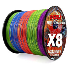 (veelkleurig, 22lb) 8 strengen 100m vislijn Supersterk gevlochten multifilament PE-touwkoord 18lb 22lb