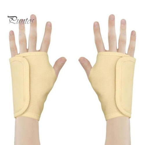 (blanc, 2pcs) 1/2pcs Huile de ricin Main Wrap Soft Compression Castor Oil Wrist Support Adjustable Hook And Loop Wrist Bracket For Right 1