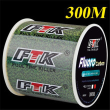 (groen, 7,15 lb-0,2 mm) 300 m Fluorocarbon Coating Vislijn 0,20 mm-0,60 mm 7,15 lb-45 lb Koolstofvezel