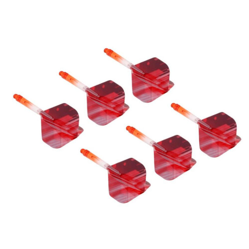 (jaune, comme décrit) 6pcs 2ba Thread Dart Shafts With Tails Darts Flights Replacement Black 2