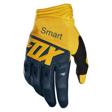 (XLYellow---Blue)Smartfox Top Race Pyöräilyhanskat Fox Mountain Bicycle Maantiepyörä Moottoripyörä Käsineet BMX