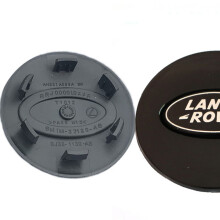 (Tout noir) 4 pièces 62/63 mm Cache-moyeu de roue Emblème Land Rover Range Rover Discovery 3 4 5 Freelander