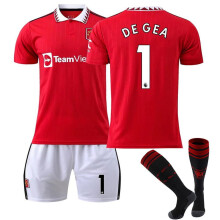 (schwarz, XXL) 22/23 Manchester United Heim-Fußballtrikots, Shorts und Socken-Set, neue Saison, Shorts