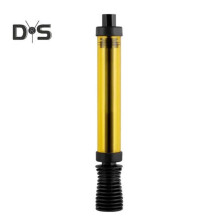 (geel) Ballenpomp Sportbal Luchtpomp Draagbare handpomp Inflator met flexibele slang Voor basketbal