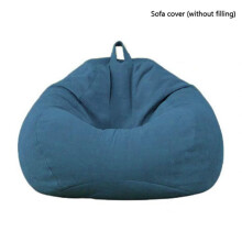 (blau) Trendy Unisex Wohnzimmer Sitzsäcke Liege Lazy Sofa Sitzsackbezug Indoor Sitzsack für Erwachsene