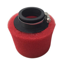 (rot, 42 mm) Dys Auto Shop Universal Motorrad ATV Dirt Bike Schwamm Schaum Luftfilter Reiniger