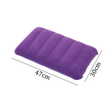 (47 x 30 cm Violet) 47 x 30 cm Oreillers de voyage rembourrés Portable Ultraléger Camping Sommeil Voyage en plein
