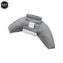 (Gris) Coussin de voyage doux pour siège de voiture, appui-tête pour enfants, coussin de soutien des épaules,