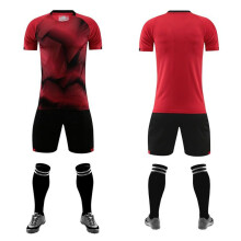 (rood, 2XL) Zomer Nieuwe Sportkleding Kinderen Vrijetijds Hardloop Training Shorts Korte Mouw Set