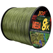 (legergroen, 31 lb) 100 m 8-strengs spindraad voor reizen, surfen, zeevissen, multifilament, superduurzame