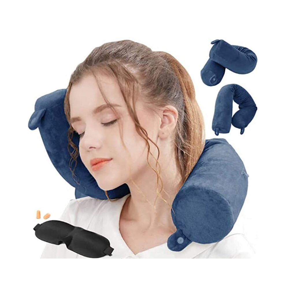 Oreiller De Voyage En Mousse À Mémoire De Forme Avec Motif Licornes Et