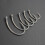 (4#) Professionele vishakenset Tackle Terminal 50 stuks Karper Grof 3