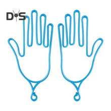 (blau, 2 Stück) 2 Stück Golfhandschuhhalter, Kunststoff, Golfhandschuh-Stretcher, Stützrahmen, Aufbewahrungsbügel,