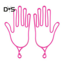 (Rosa, 2 Stück) 2 Stück Golfhandschuhhalter, Kunststoff, Golfhandschuh-Stretcher, Stützrahmen, Aufbewahrungsbügel,