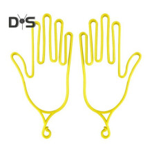 (Gelb, 2 Stück) 2 Stück Golfhandschuhhalter, Kunststoff, Golfhandschuh-Stretcher, Stützrahmen, Aufbewahrungsbügel,