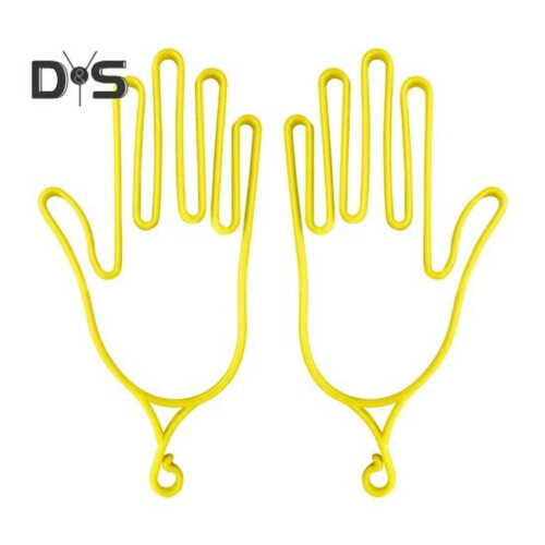 (giallo, 2 pezzi) 2 pezzi Porta guanti da golf Supporto per barella per guanti da golf in plastica Supporto