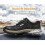 (schwarz, 44) Herren Leichte Outdoor Leder Wanderschuhe 5