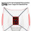 Adjustable Strike Zone Target For Baseball Net 9 Hole Numbered Baseball Softball Pitching Target Accuracy Practice Equipment For Throwing 4