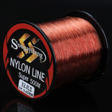 (bruin, 14,5 lb) Vislijn 500 m Supersterke nylon vislijn 11 lb-36,3 lb Materiaal voor karpervislijn