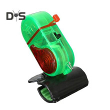 (groen) Visbeetalarmlamp met clip 80db Nachtvishengelwaarschuwingslamp Universele elektronische beetmelder