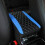 (rosso) Copertura universale per console centrale auto, in similpelle, impermeabile, con patchwork, 2