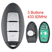 (3 Buttons) 433.92mhz Fsk 3 Buttons Smart Car Remote Key With 4a Chip Fit For Nissan Qashqai X-trail