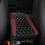 (rosso vino) Copertura per console centrale auto, antigraffio, universale 5