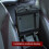 (rosso vino) Copertura per console centrale auto, antigraffio, universale 3