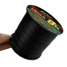 (zwart, 22lb) 100m 8-strengs spindraad voor reizen, surfen, zeevissen, multifilament, superduurzaam,