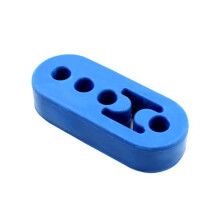 (blue) Exhaust Hanger Rubber Insulator Adjustable Easy Installation 4 Holes Universal Car Exhaust Rubber Hanger High-density Rubber
