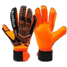 (Arancione - Adulti Taglia 8) Bambini Adulti Guanti da Portiere da Calcio Guanti da Calcio Guanti da