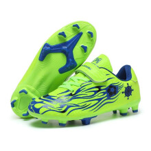 (grün, 32) 28-39 Kinder Fußballschuhe PVC Anti-Rutsch Tf Merry Stick Botter Jungen Wettkampf Fußballschuhe