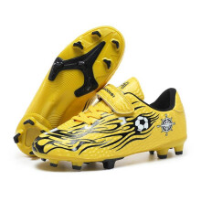 (Gold, 30) 28-39 Kinder Fußballschuhe PVC Anti-Rutsch Tf Merry Stick Botter Jungen Wettkampf Fußballschuhe