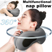 (HGA0012357-B2) Oreiller de voyage en mousse à mémoire de forme pour la sieste des enfants, oreiller de voyage